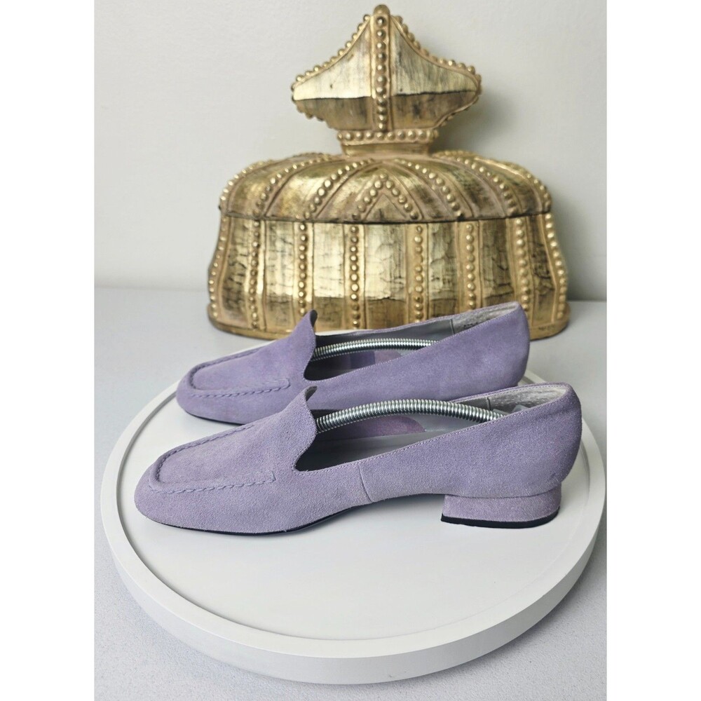 BELLINI Womens Lavender Purple Suede Loafers Flats Sz 8.5 Lilac Slip On Shoes - Picture 14 of 15